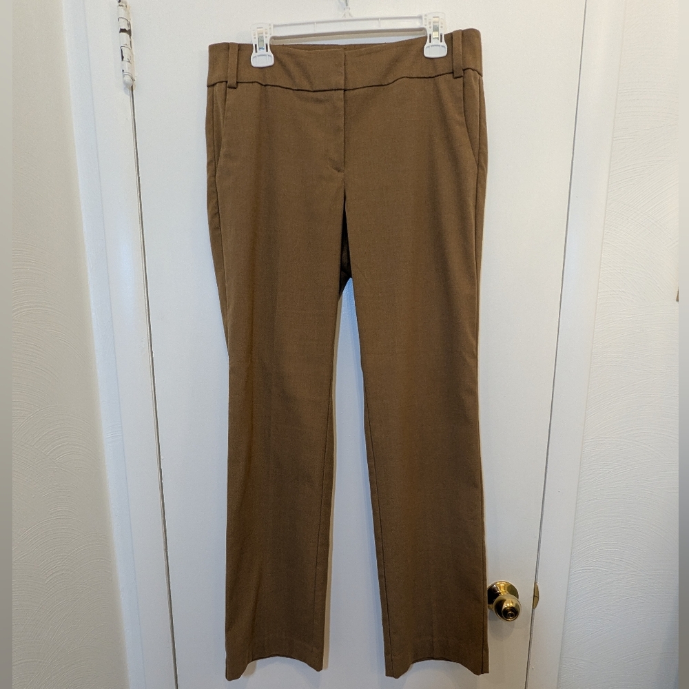 LOFT Size 8 Medium Soft Tan Trouser Workwear Academic